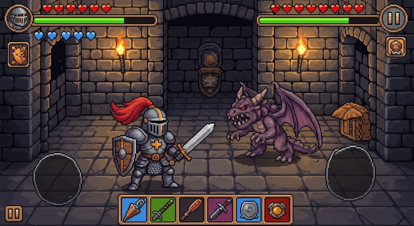 Knight Adventure Game Screenshot